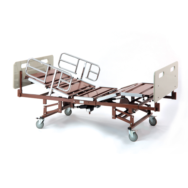 Invacare Heavy-Duty - Bariatric - Full-Electric Bed w/ Half-Length Bed Rails BAR750
